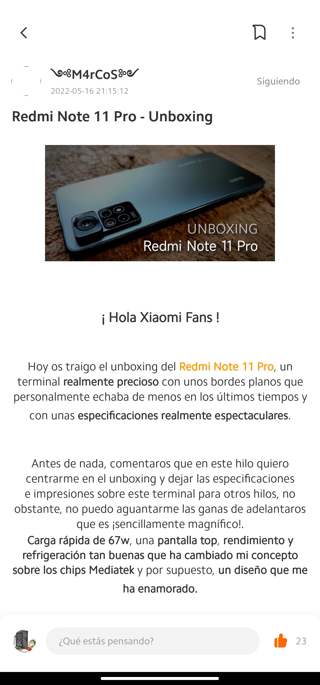 Mi experiencia con el Xiaomi Redmi Note 11 tras una semana de uso