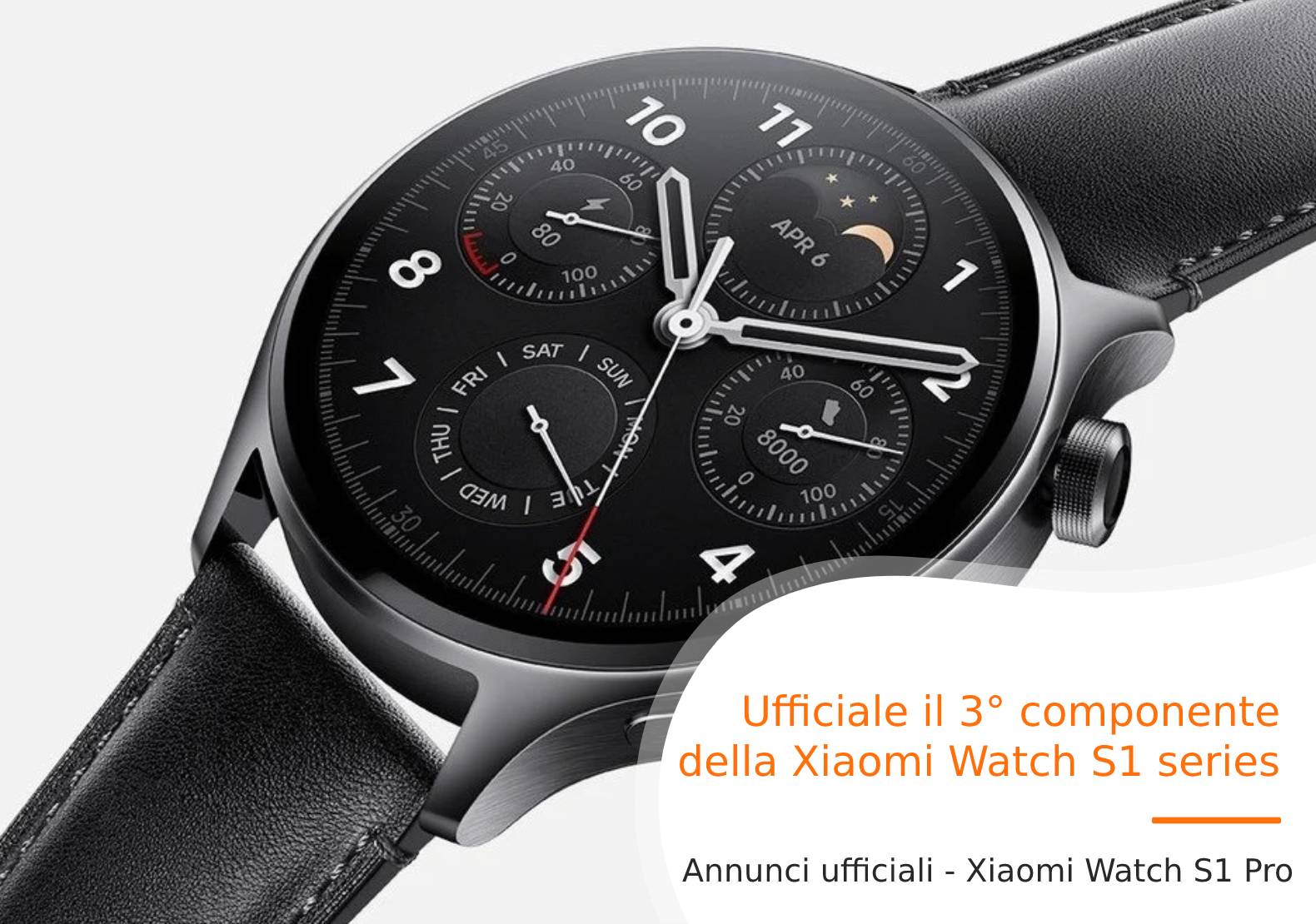 Xiaomi Watch S1 Pro fino a 14 giorni di autonomia. In Italia a 299